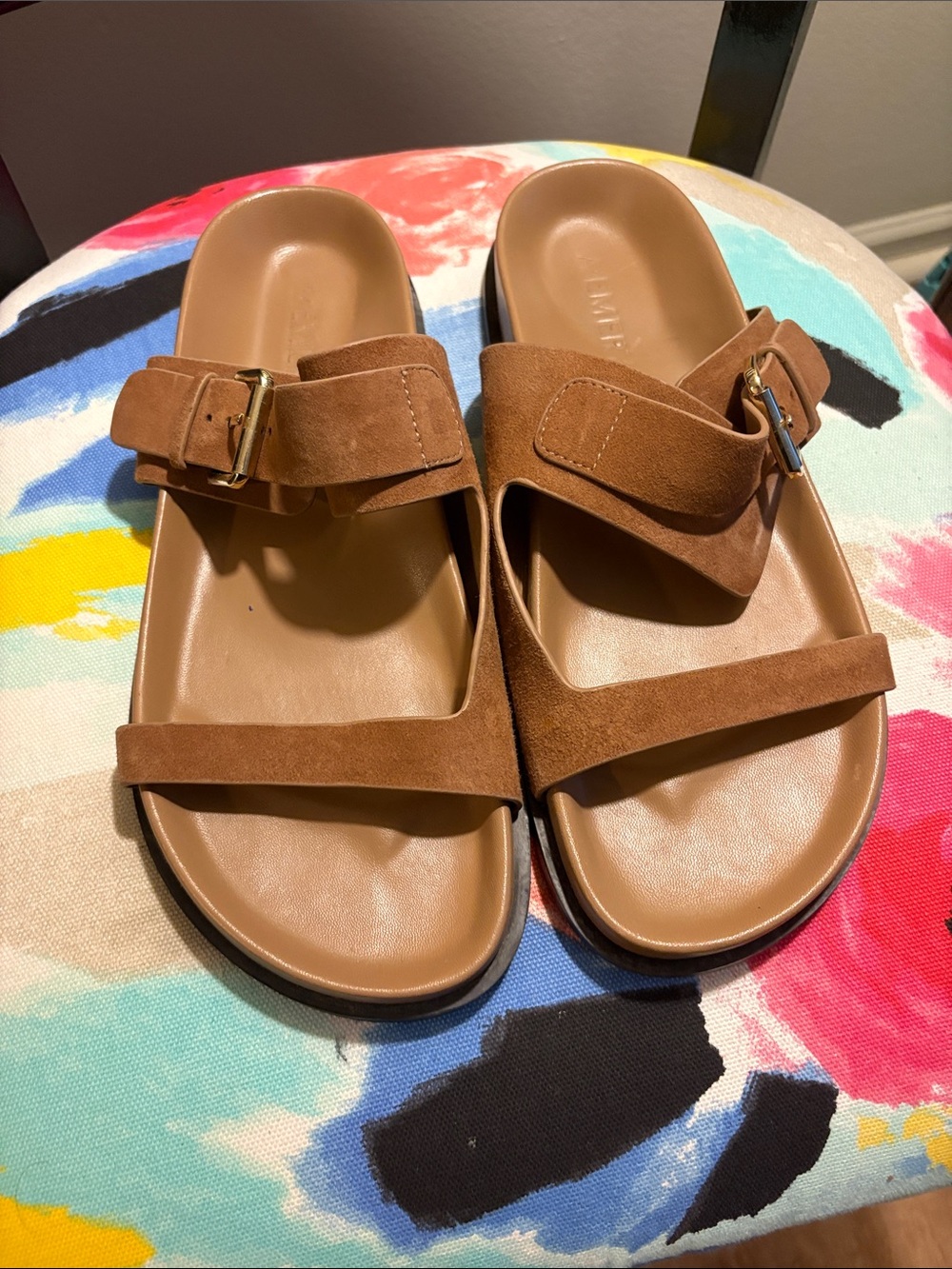 A. Emery tan sandals